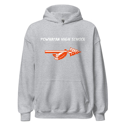 Classic | Hoodie | Powhatan lacrosse | Arrowhead Logo