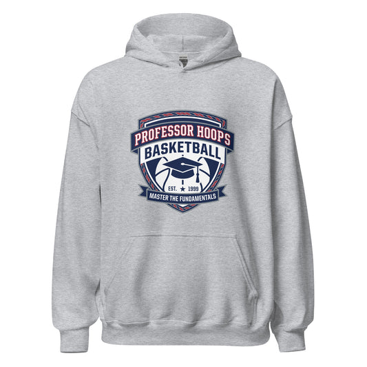 Classic | Hoodie | Professor Hoops Basketball | Crest Logo