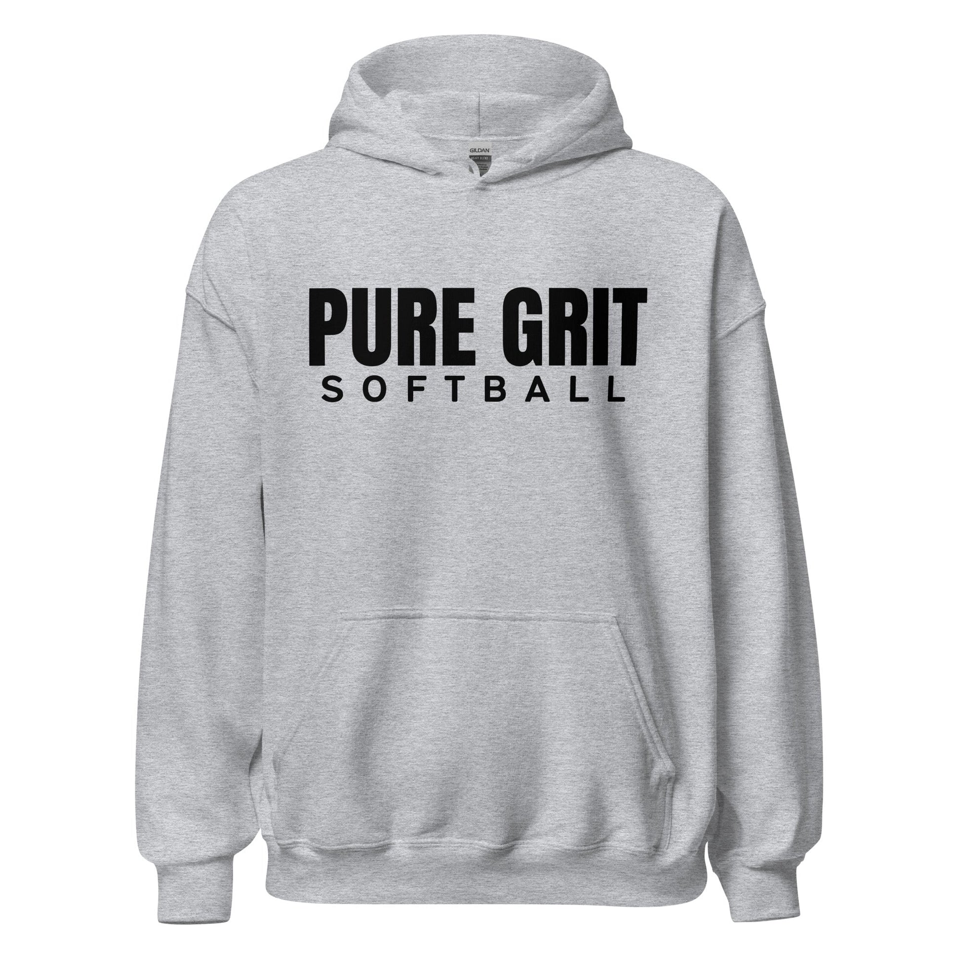 Classic | Hoodie | Pure Grit Softball | Main Logo