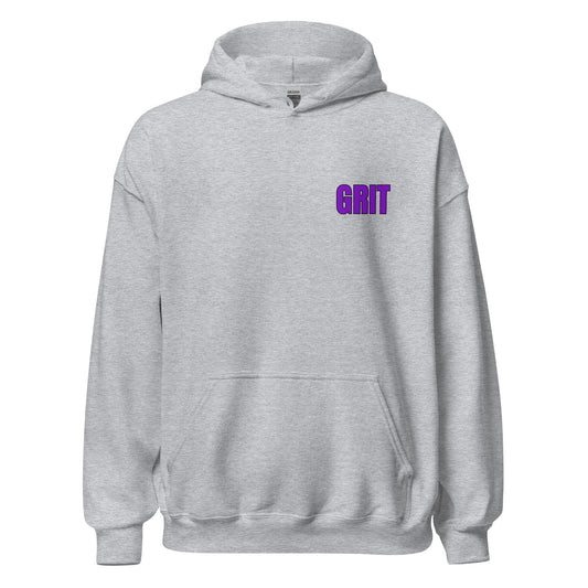 Classic | Hoodie | Pure Grit Softball | Purple Logo