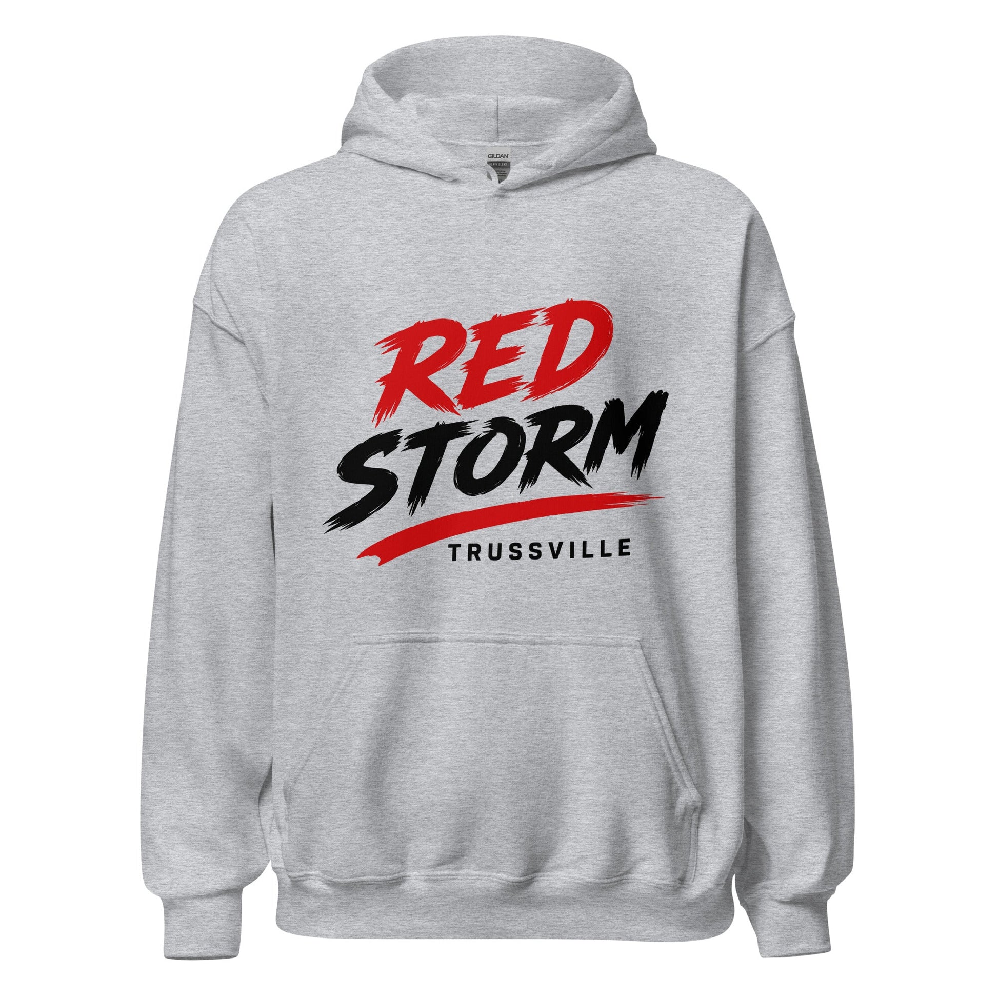 Classic | Hoodie | Red Storm | Modern Script Logo