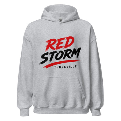 Classic | Hoodie | Red Storm | Modern Script Logo