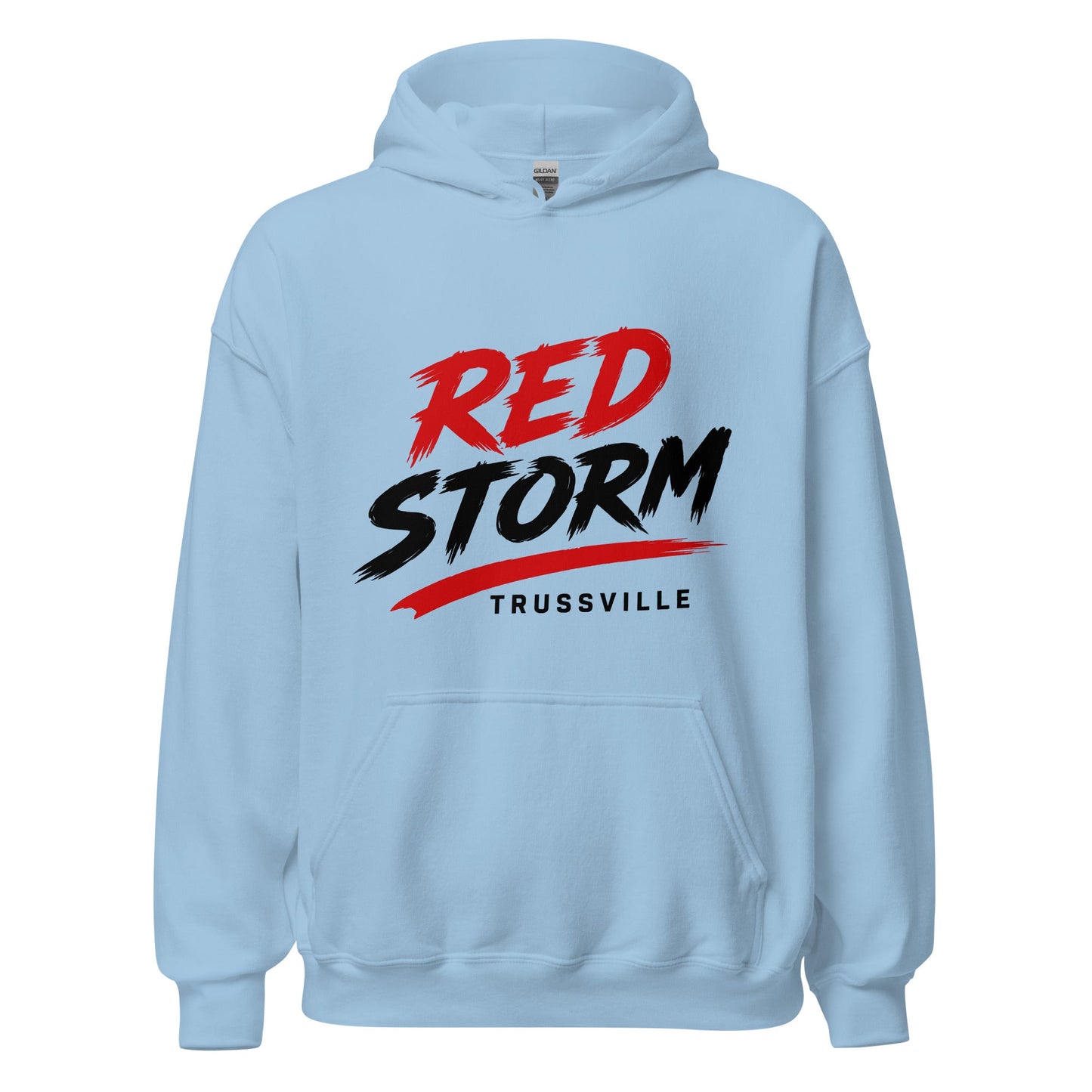 Classic | Hoodie | Red Storm | Modern Script Logo