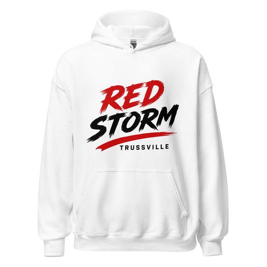 Classic | Hoodie | Red Storm | Modern Script Logo