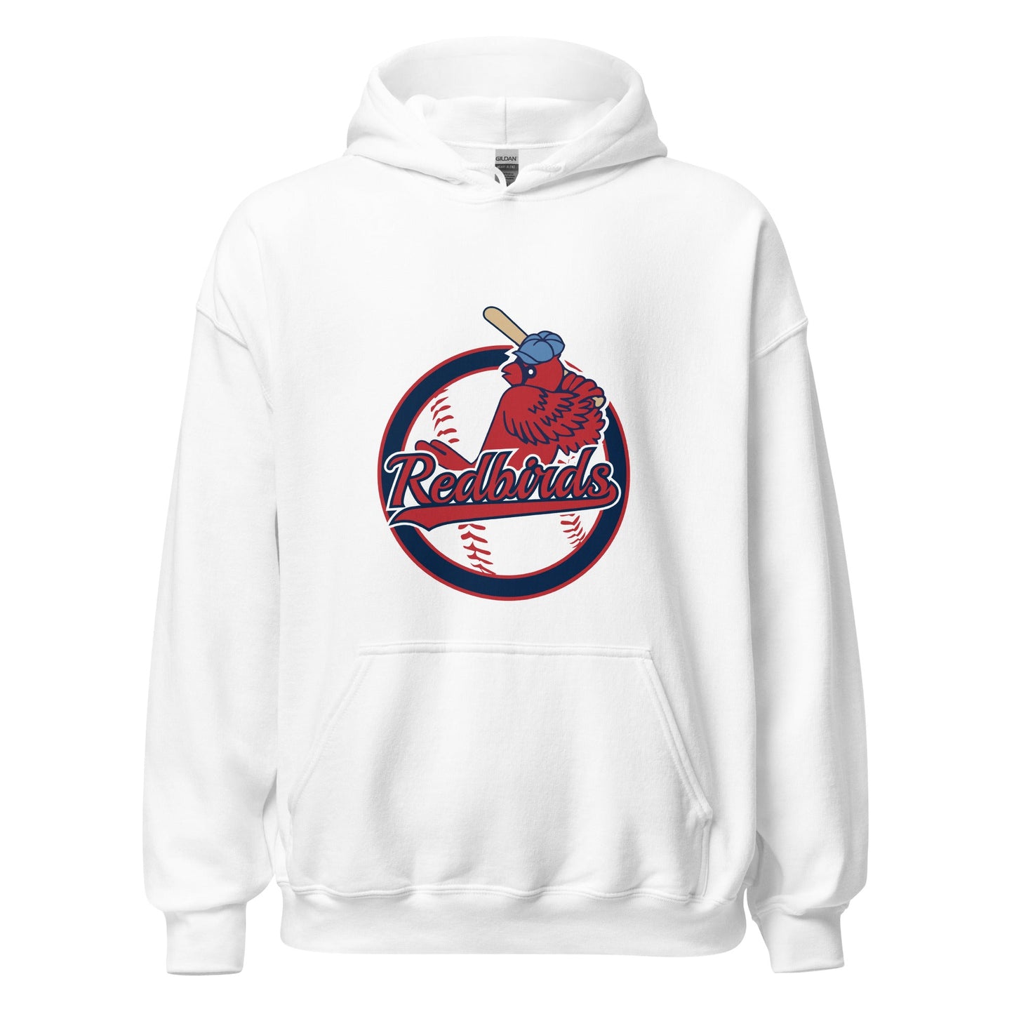 Classic | Hoodie | Redbirds | Vintage Badge Logo
