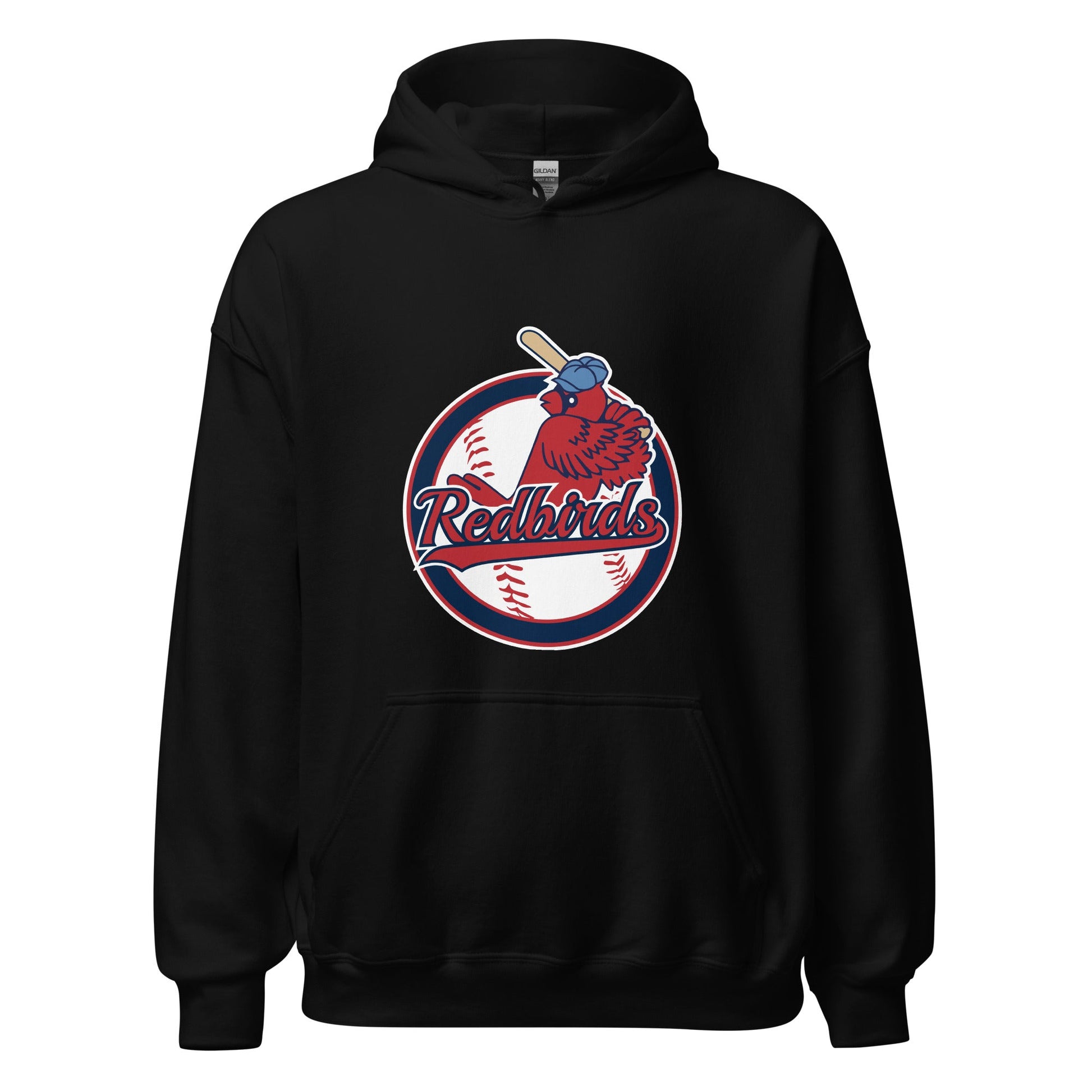 Classic | Hoodie | Redbirds | Vintage Badge Logo