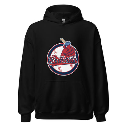 Classic | Hoodie | Redbirds | Vintage Badge Logo