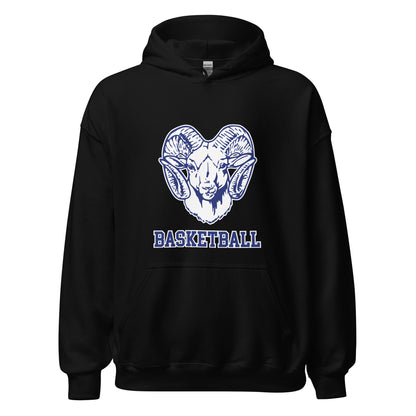 Classic | Hoodie | Rensselaer Rams | Basketball Logo