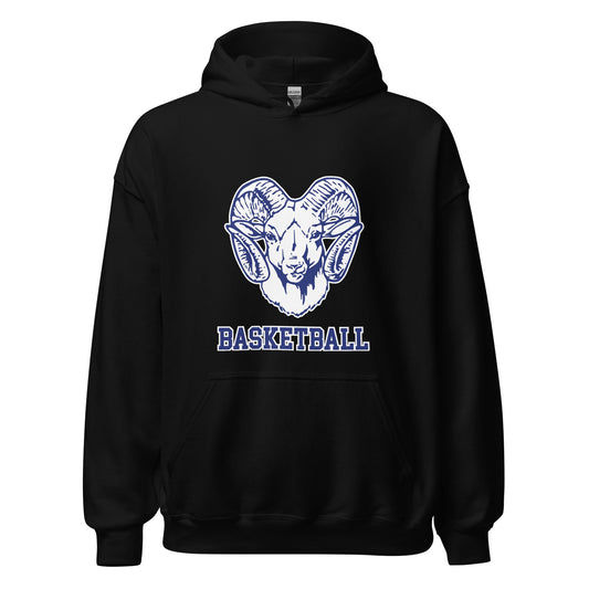 Classic | Hoodie | Rensselaer Rams | Basketball Logo