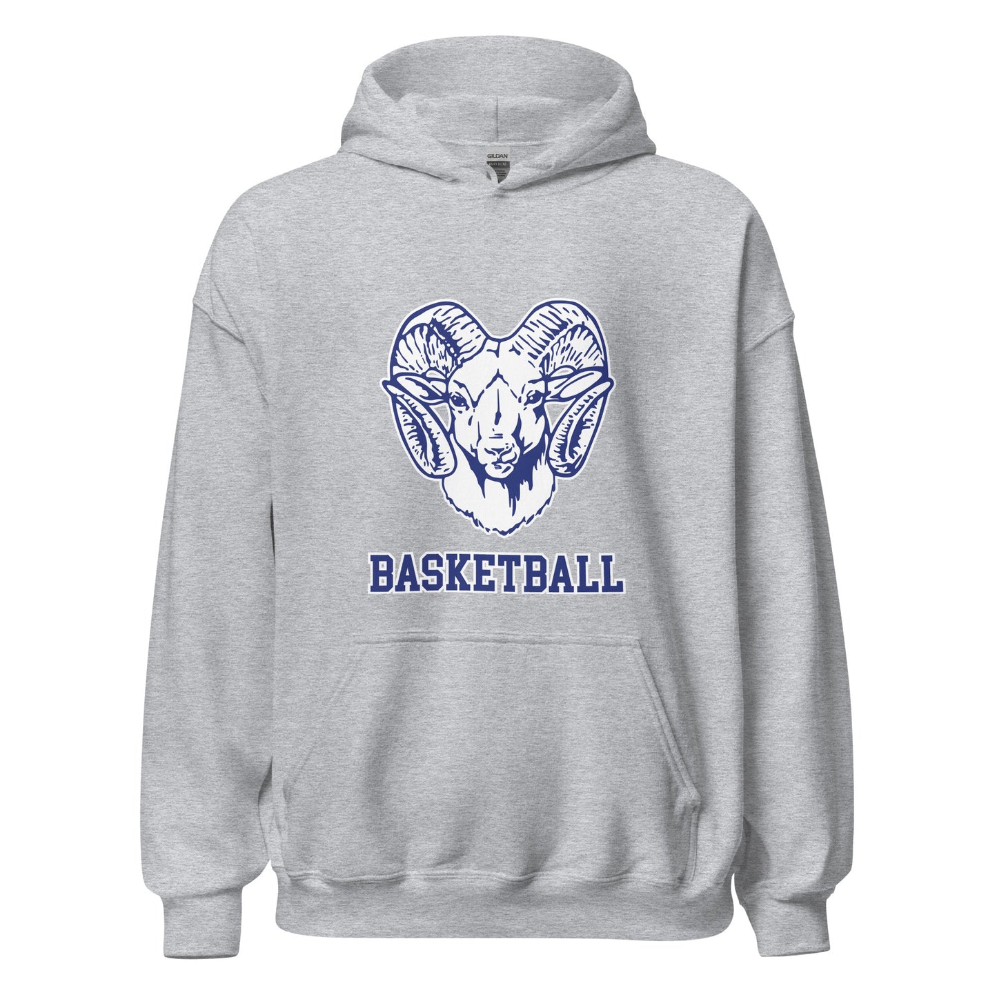 Classic | Hoodie | Rensselaer Rams | Basketball Logo