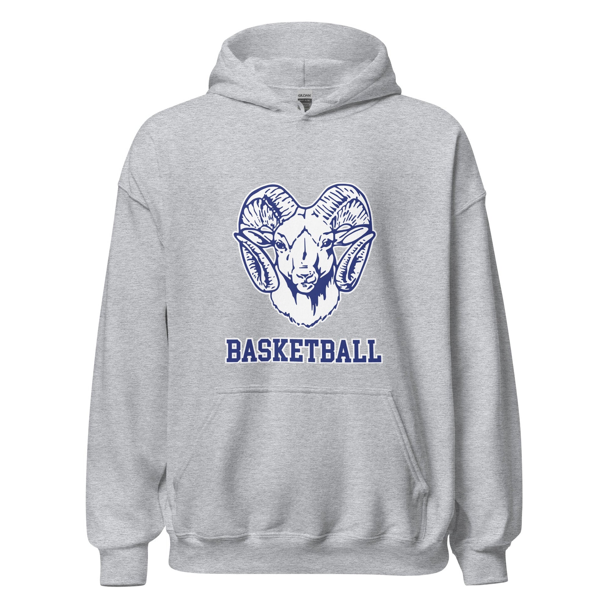 Classic | Hoodie | Rensselaer Rams | Basketball Logo