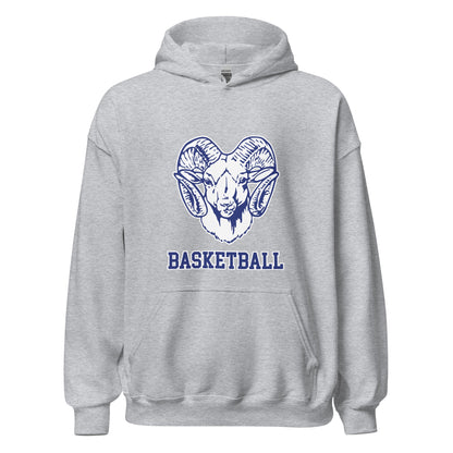 Classic | Hoodie | Rensselaer Rams | Basketball Logo