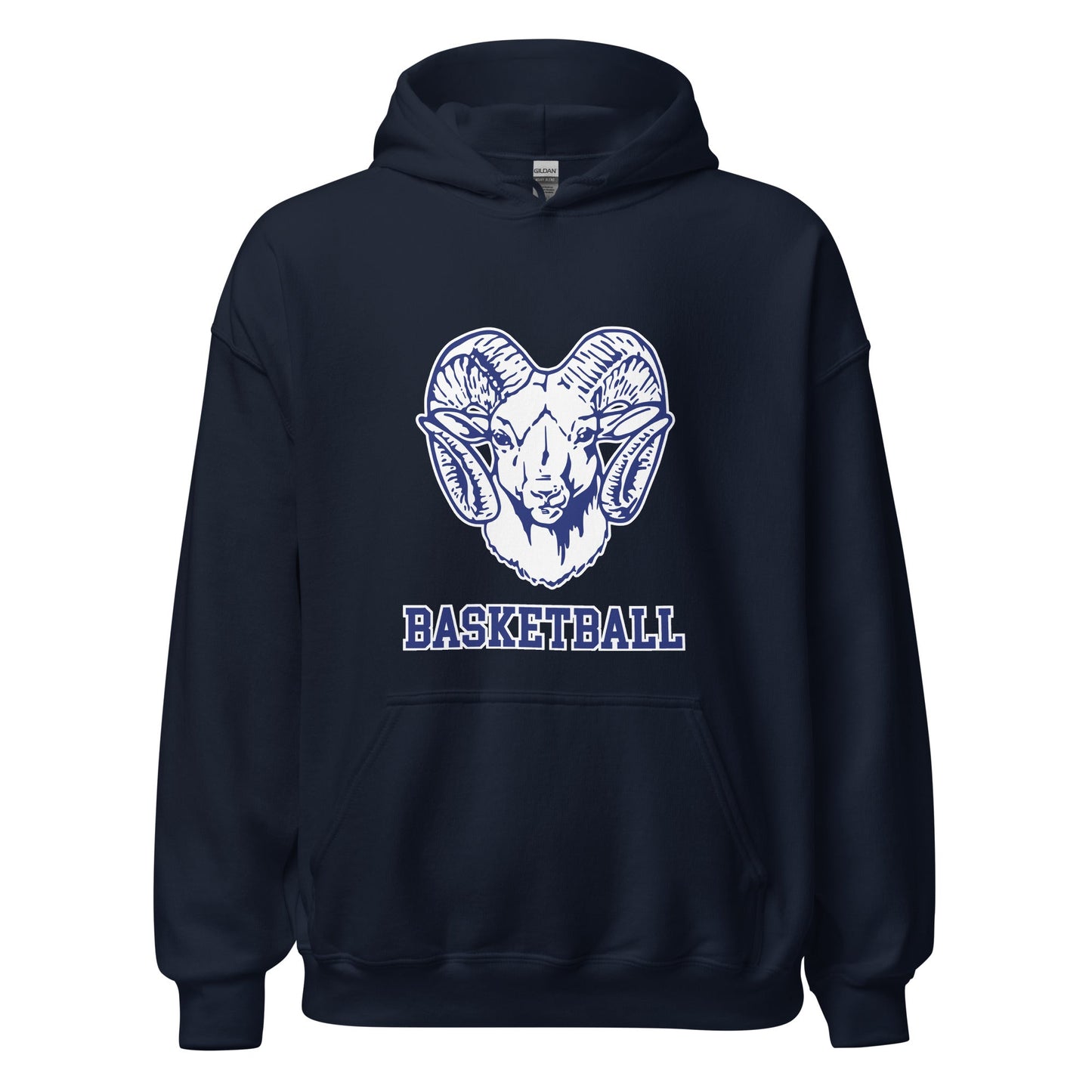 Classic | Hoodie | Rensselaer Rams | Basketball Logo