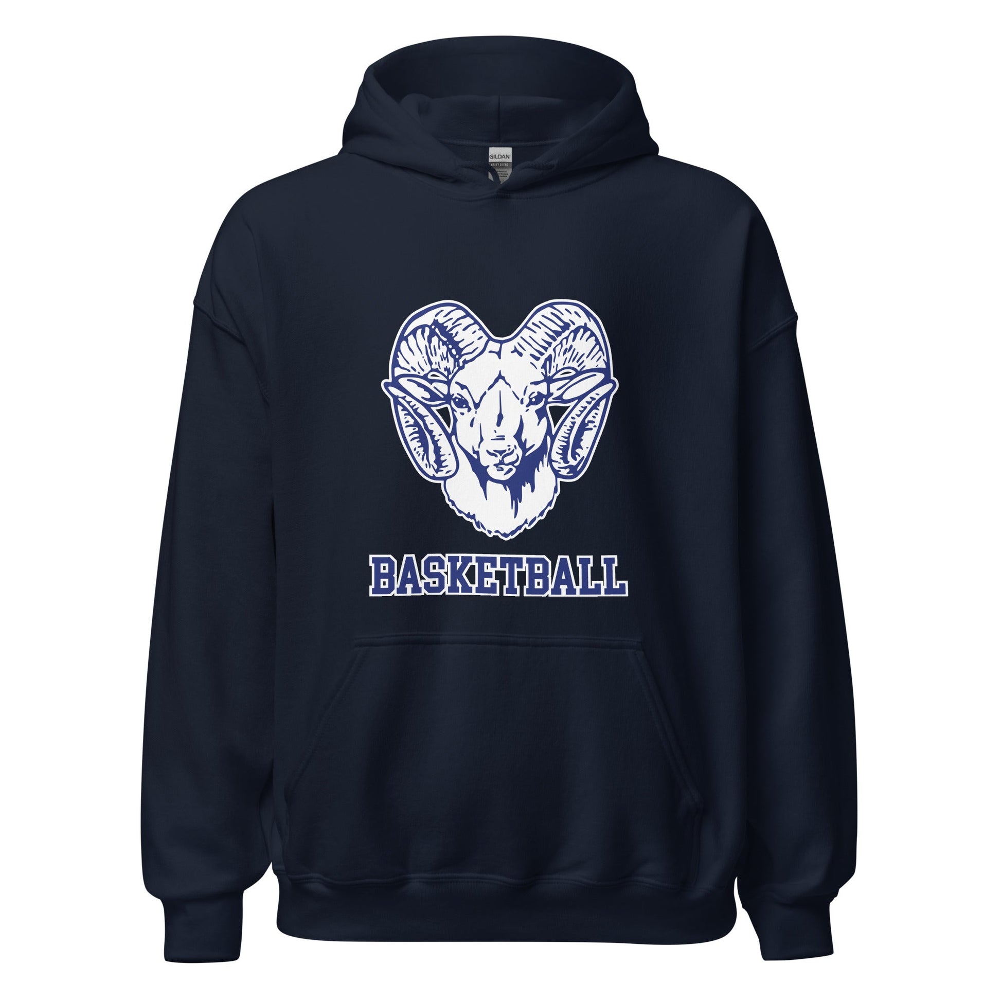 Classic | Hoodie | Rensselaer Rams | Basketball Logo