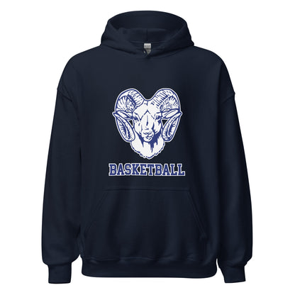 Classic | Hoodie | Rensselaer Rams | Basketball Logo