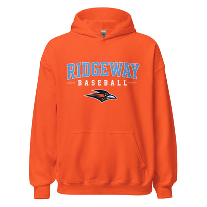 Classic | Hoodie | Ridgeway High School Baseball | Athletics Logo
