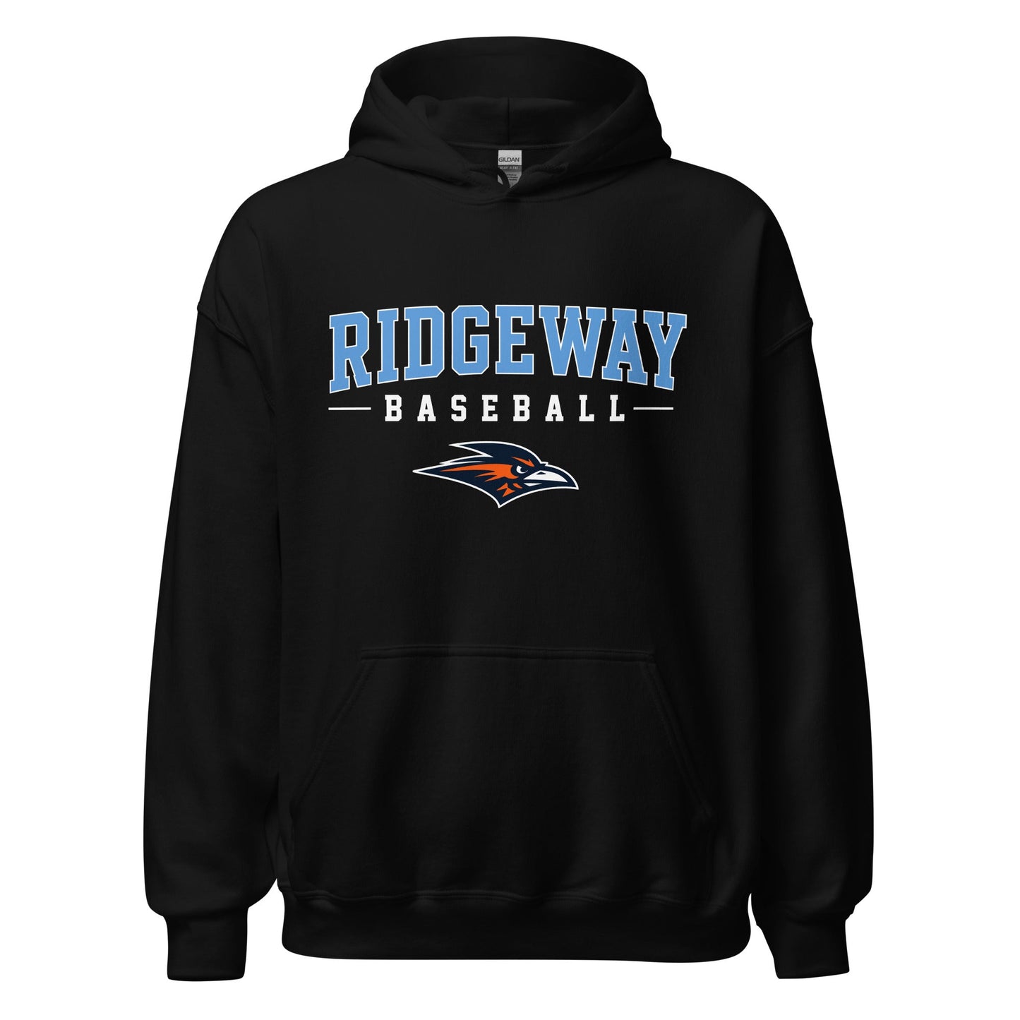 Classic | Hoodie | Ridgeway High School Baseball | Athletics Logo