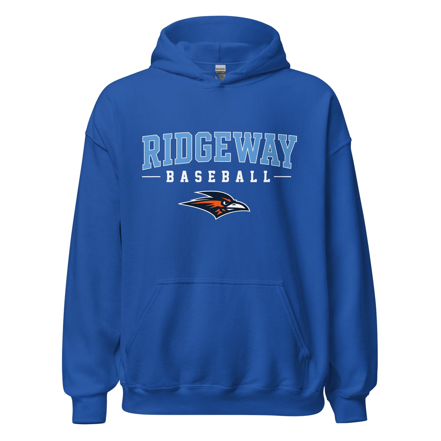 Classic | Hoodie | Ridgeway High School Baseball | Athletics Logo