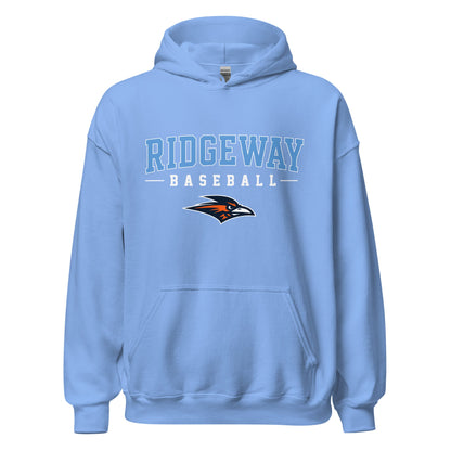 Classic | Hoodie | Ridgeway High School Baseball | Athletics Logo
