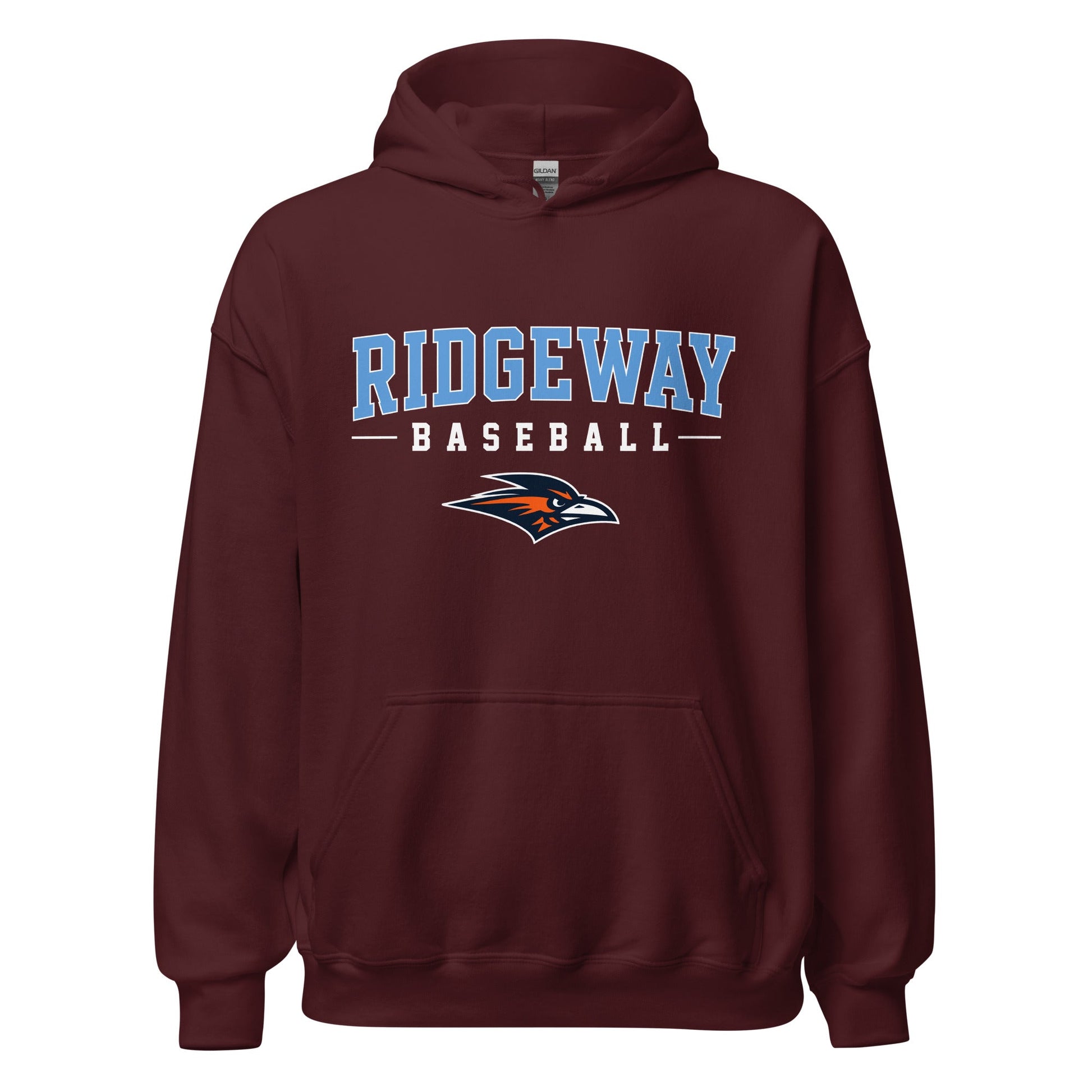 Classic | Hoodie | Ridgeway High School Baseball | Athletics Logo