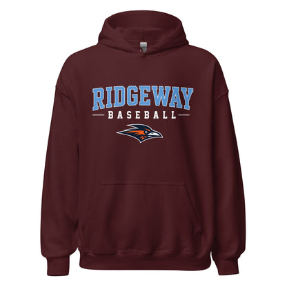 Classic | Hoodie | Ridgeway High School Baseball | Athletics Logo