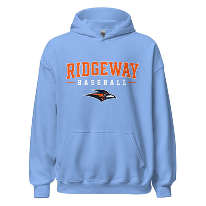 Classic | Hoodie | Ridgeway High School Baseball | Emblem Logo