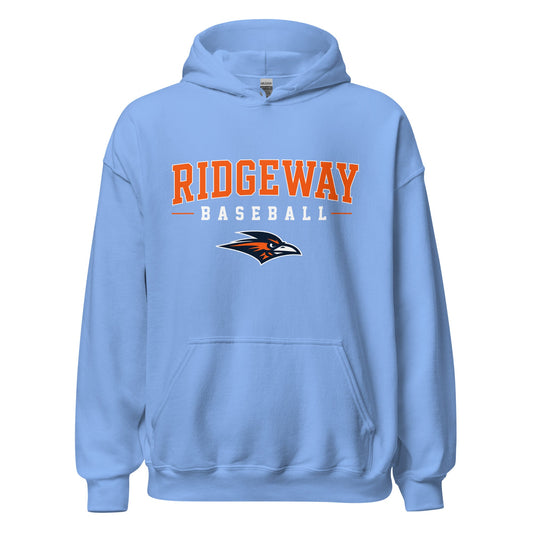 Classic | Hoodie | Ridgeway High School Baseball | Emblem Logo