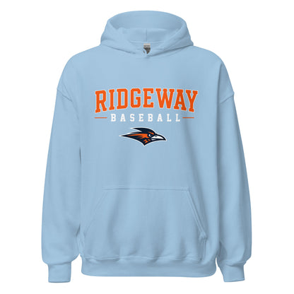 Classic | Hoodie | Ridgeway High School Baseball | Emblem Logo