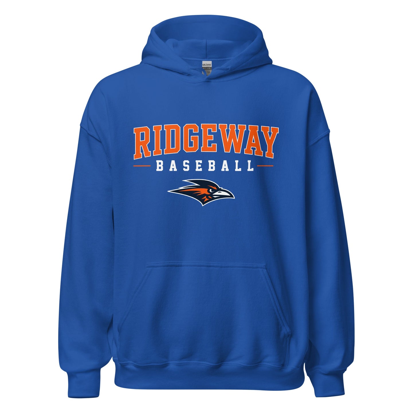 Classic | Hoodie | Ridgeway High School Baseball | Emblem Logo