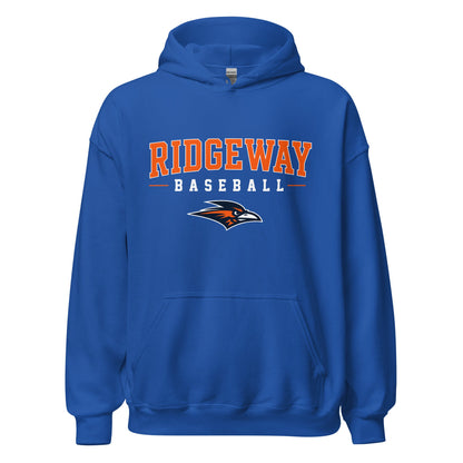Classic | Hoodie | Ridgeway High School Baseball | Emblem Logo