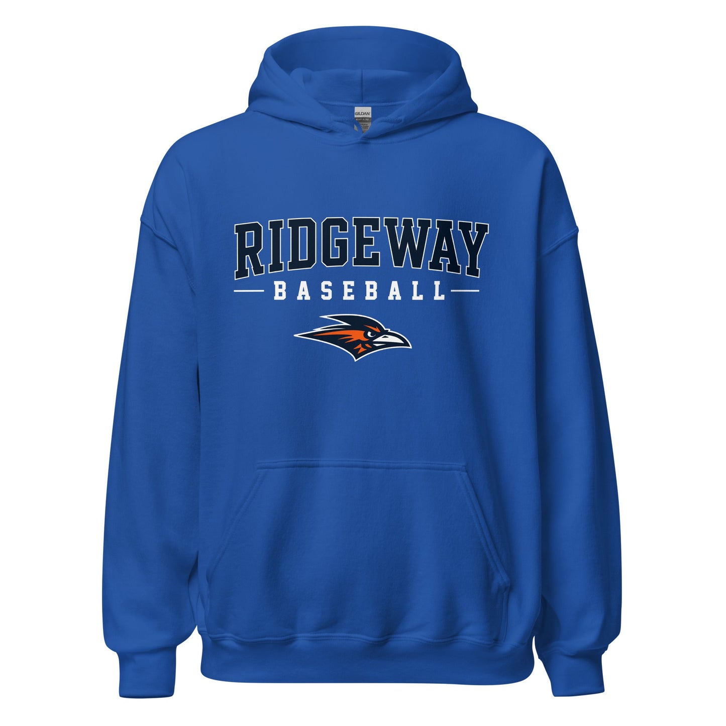 Classic | Hoodie | Ridgeway High School Baseball | Modern Script Logo