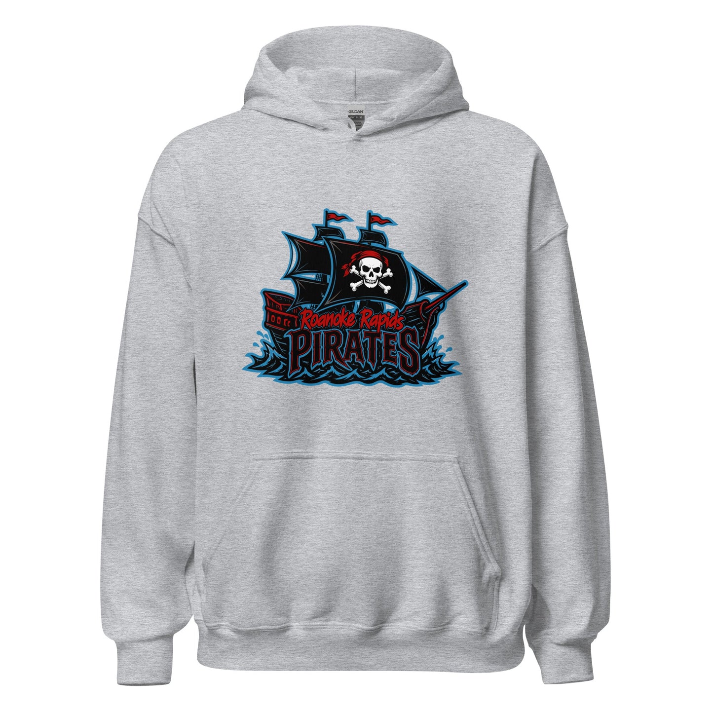 Classic | Hoodie | Roanoke Rapids Pirates | Black Sail Battlers Logo