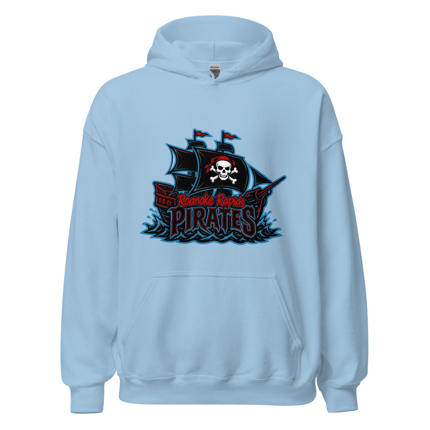 Classic | Hoodie | Roanoke Rapids Pirates | Black Sail Battlers Logo