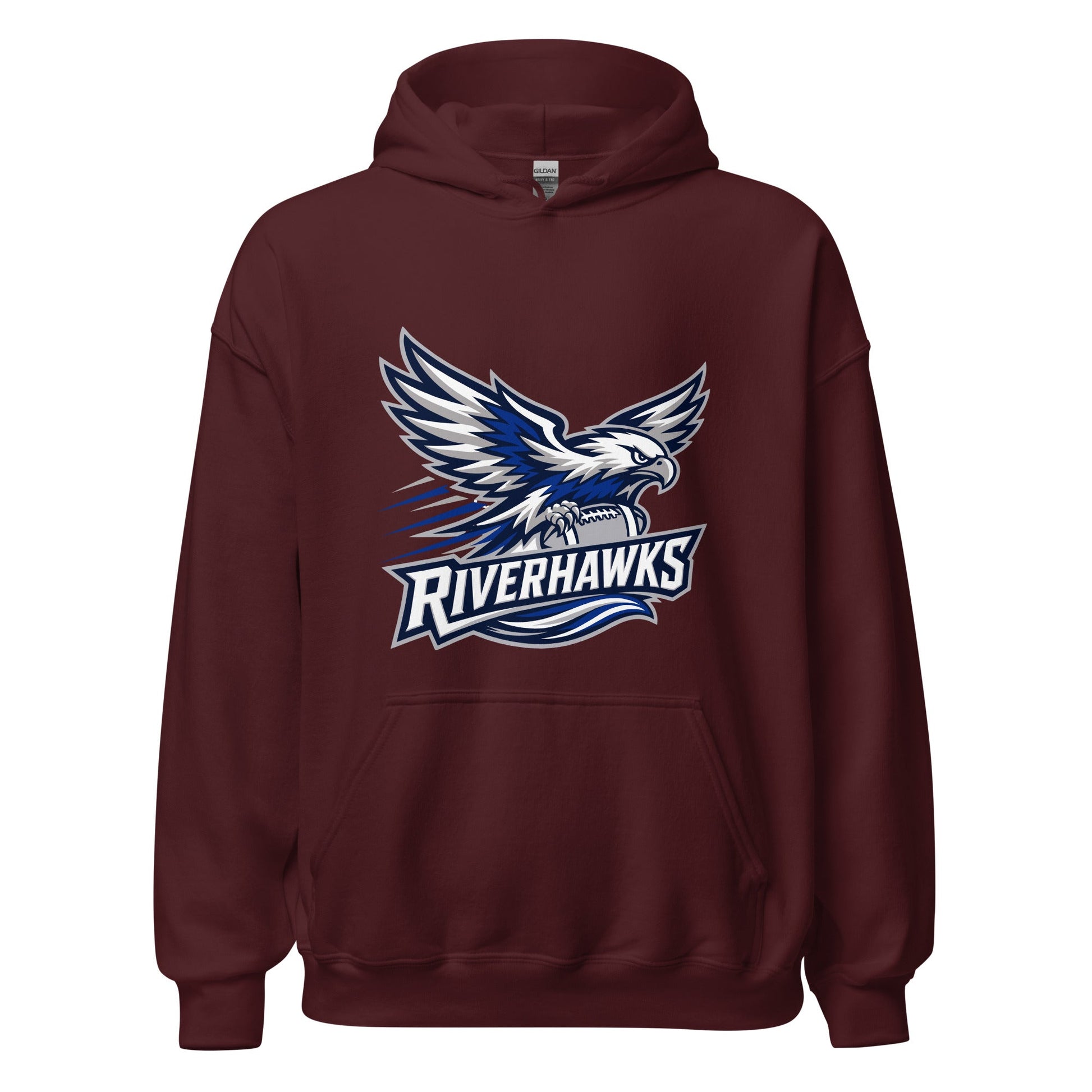 Classic | Hoodie | Rochester Riverhawks | Crest Logo