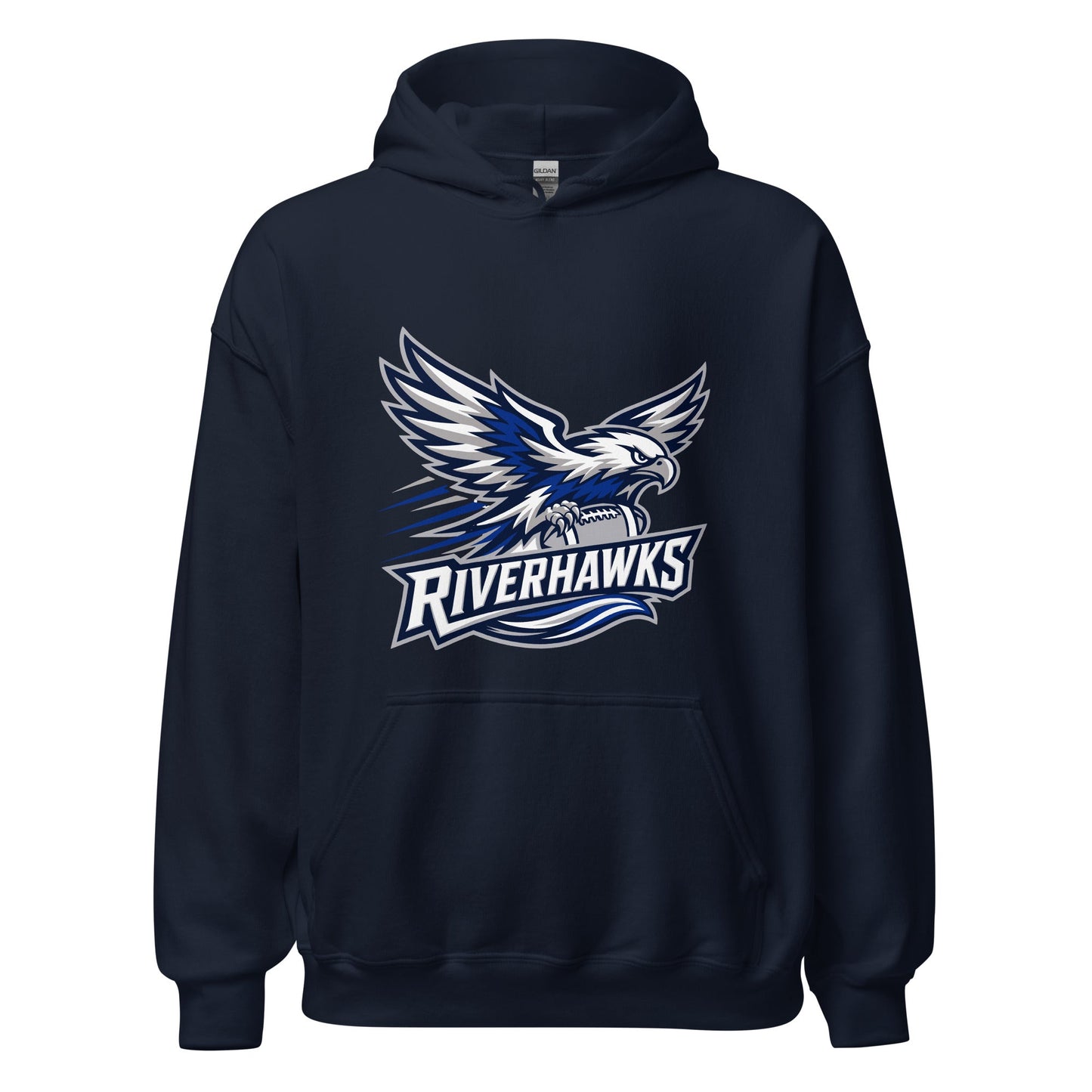 Classic | Hoodie | Rochester Riverhawks | Crest Logo