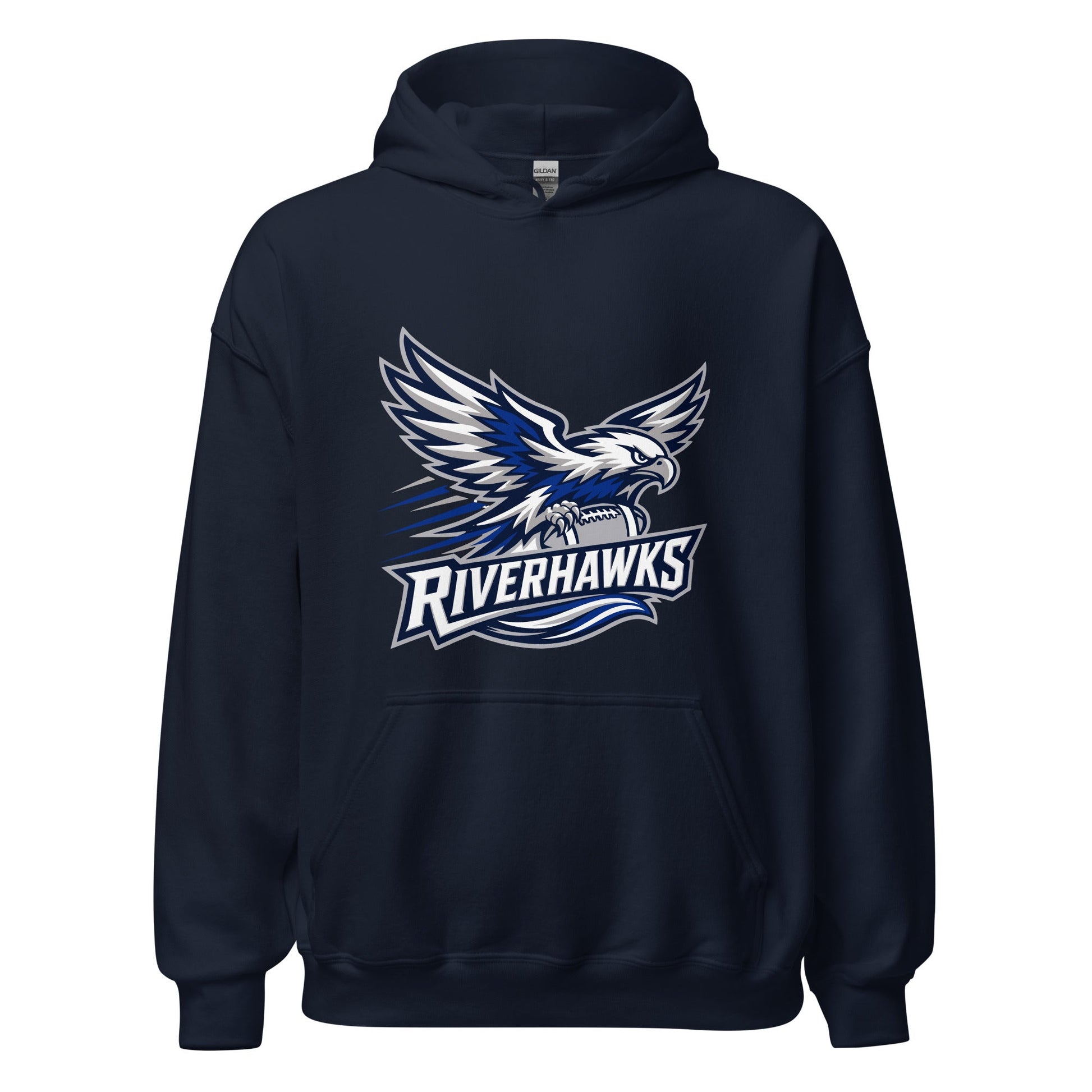 Classic | Hoodie | Rochester Riverhawks | Crest Logo