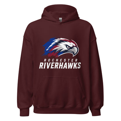 Classic | Hoodie | Rochester Riverhawks | Emblem Logo