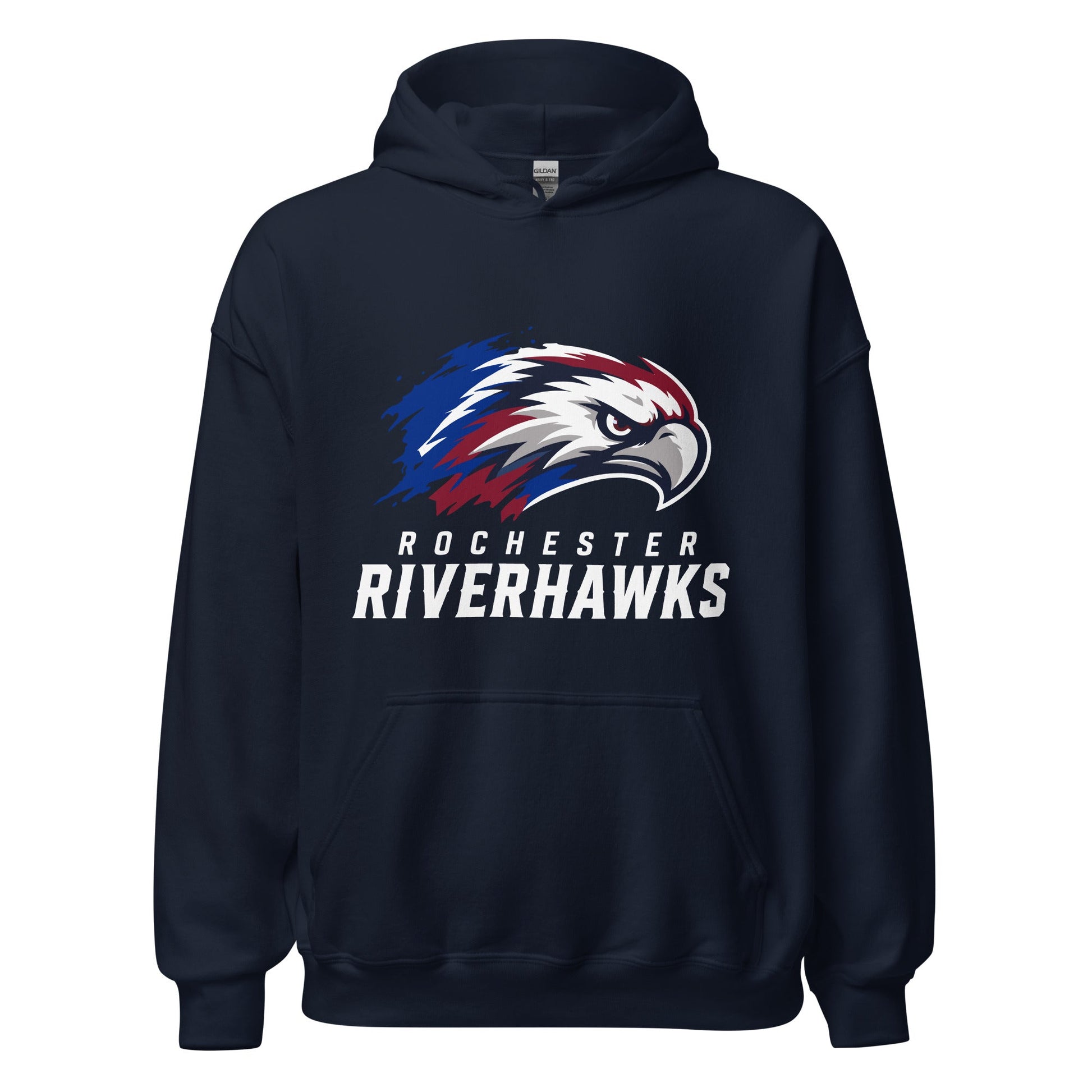 Classic | Hoodie | Rochester Riverhawks | Emblem Logo