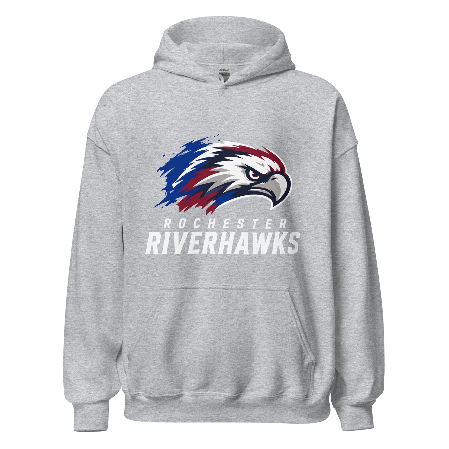 Classic | Hoodie | Rochester Riverhawks | Emblem Logo