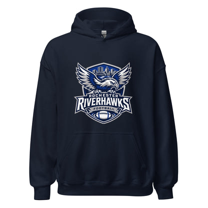 Classic | Hoodie | Rochester Riverhawks | Shield Logo