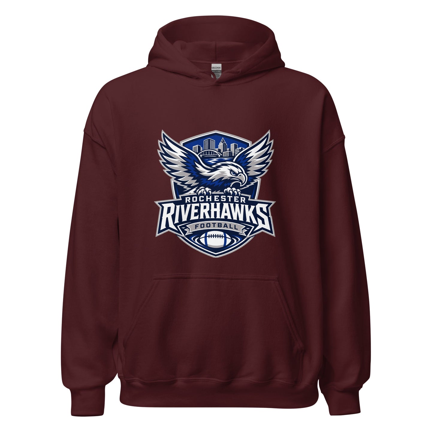 Classic | Hoodie | Rochester Riverhawks | Shield Logo