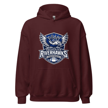 Classic | Hoodie | Rochester Riverhawks | Shield Logo