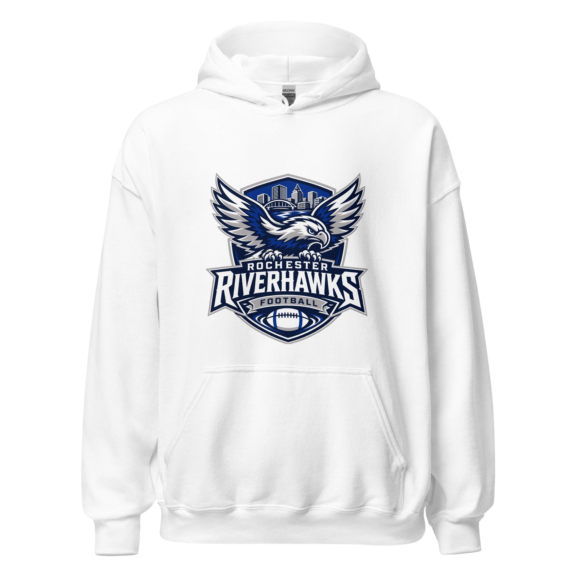 Classic | Hoodie | Rochester Riverhawks | Shield Logo