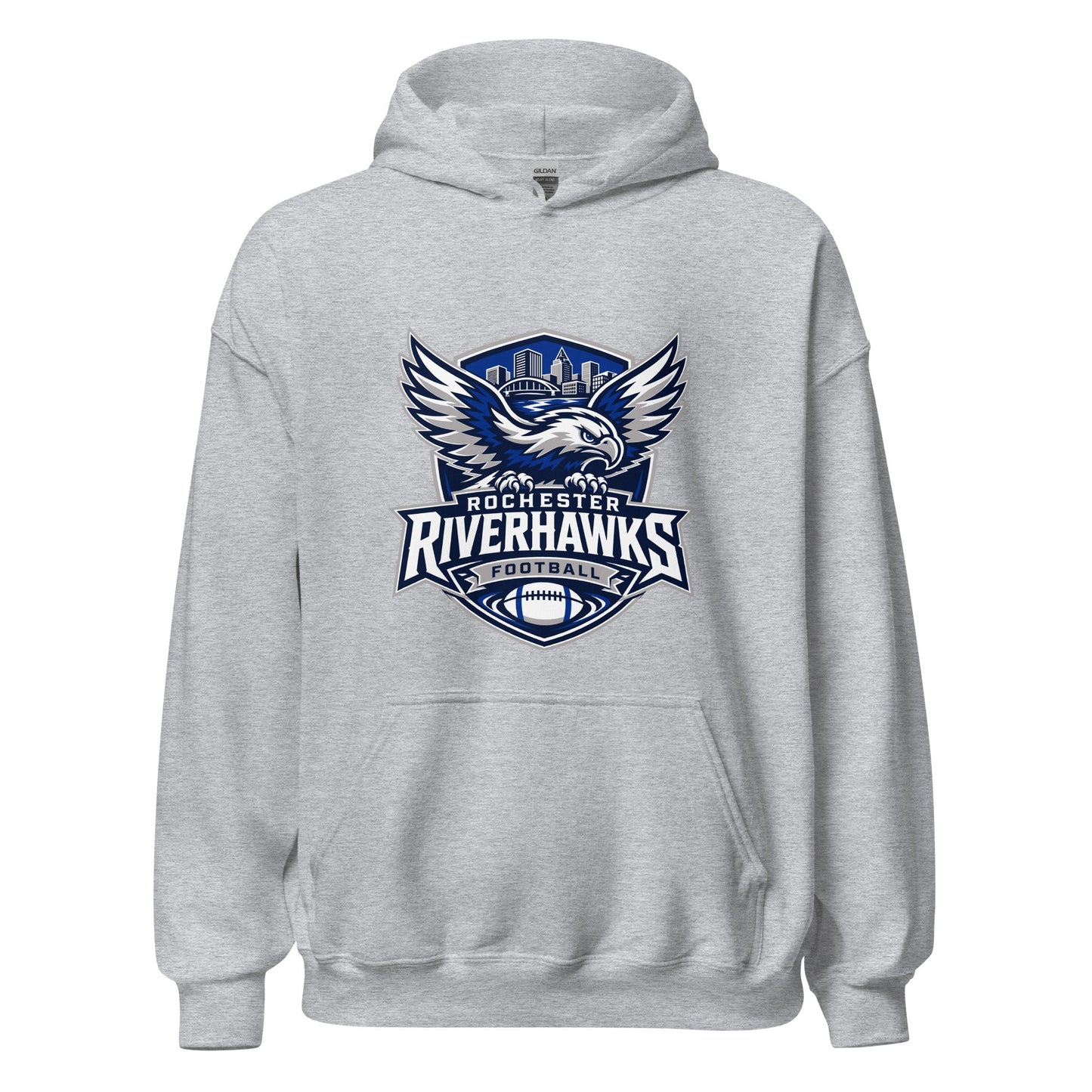 Classic | Hoodie | Rochester Riverhawks | Shield Logo