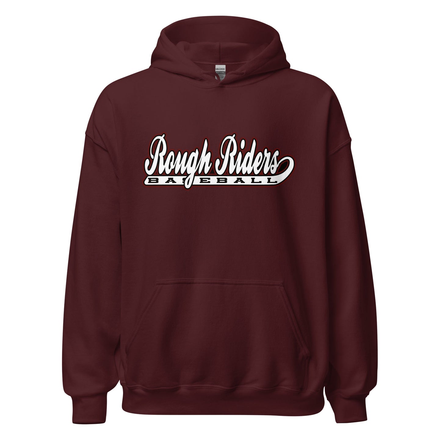 Classic | Hoodie | Rough Riders | Baseball Script Logo