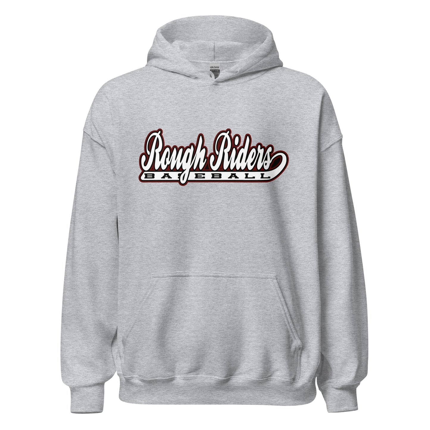 Classic | Hoodie | Rough Riders | Baseball Script Logo