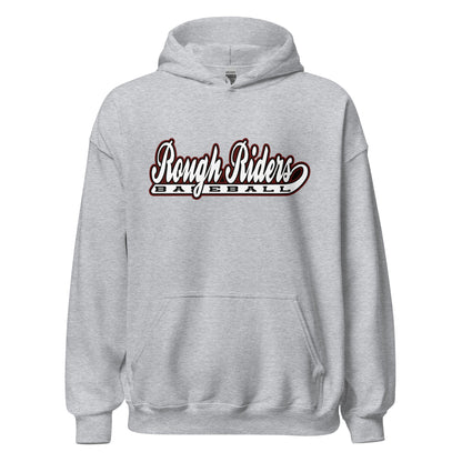 Classic | Hoodie | Rough Riders | Baseball Script Logo