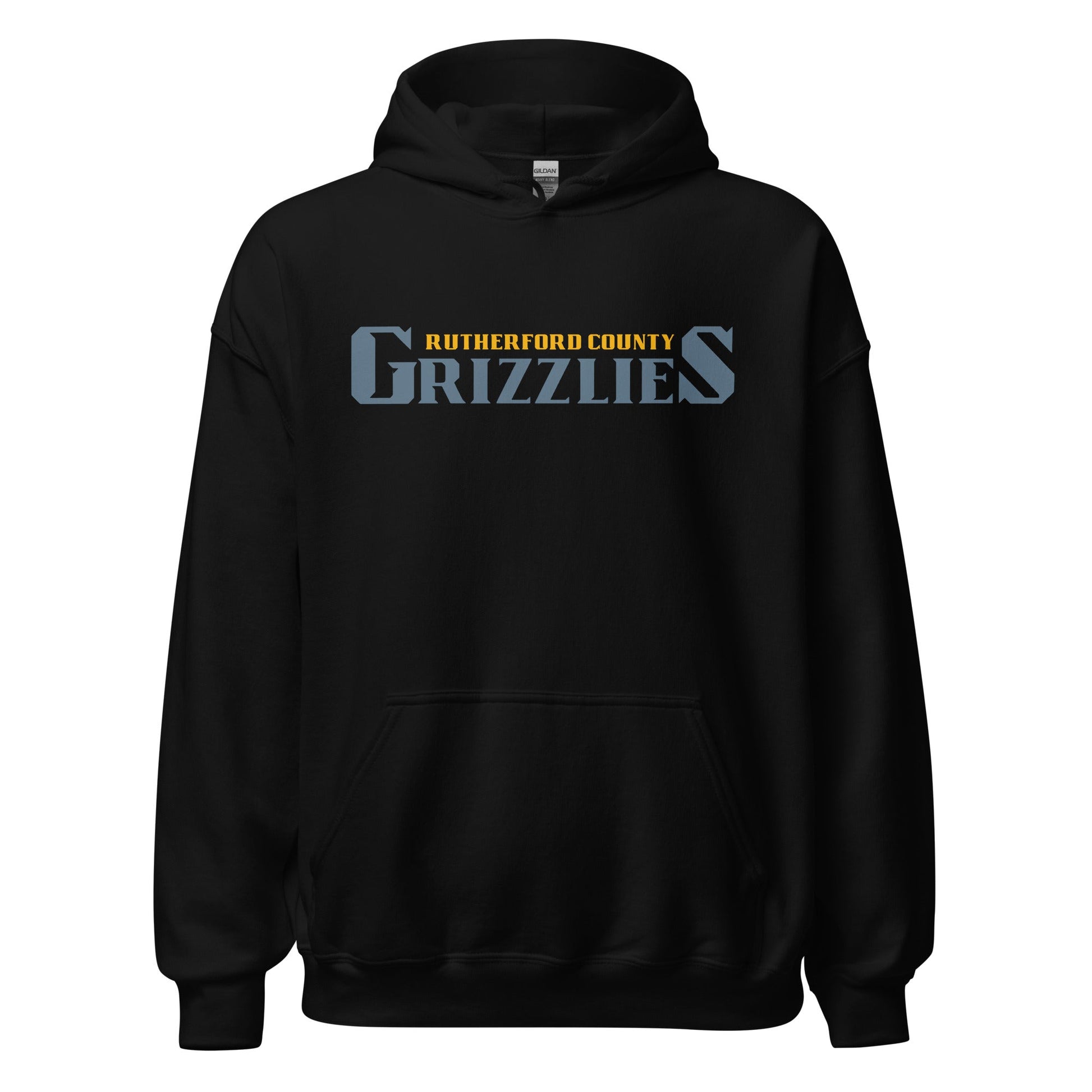 Classic | Hoodie | Rutherford County Grizzlies Football | Alt Script Logo