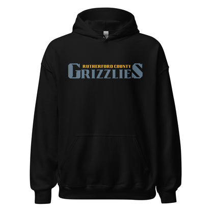 Classic | Hoodie | Rutherford County Grizzlies Football | Alt Script Logo