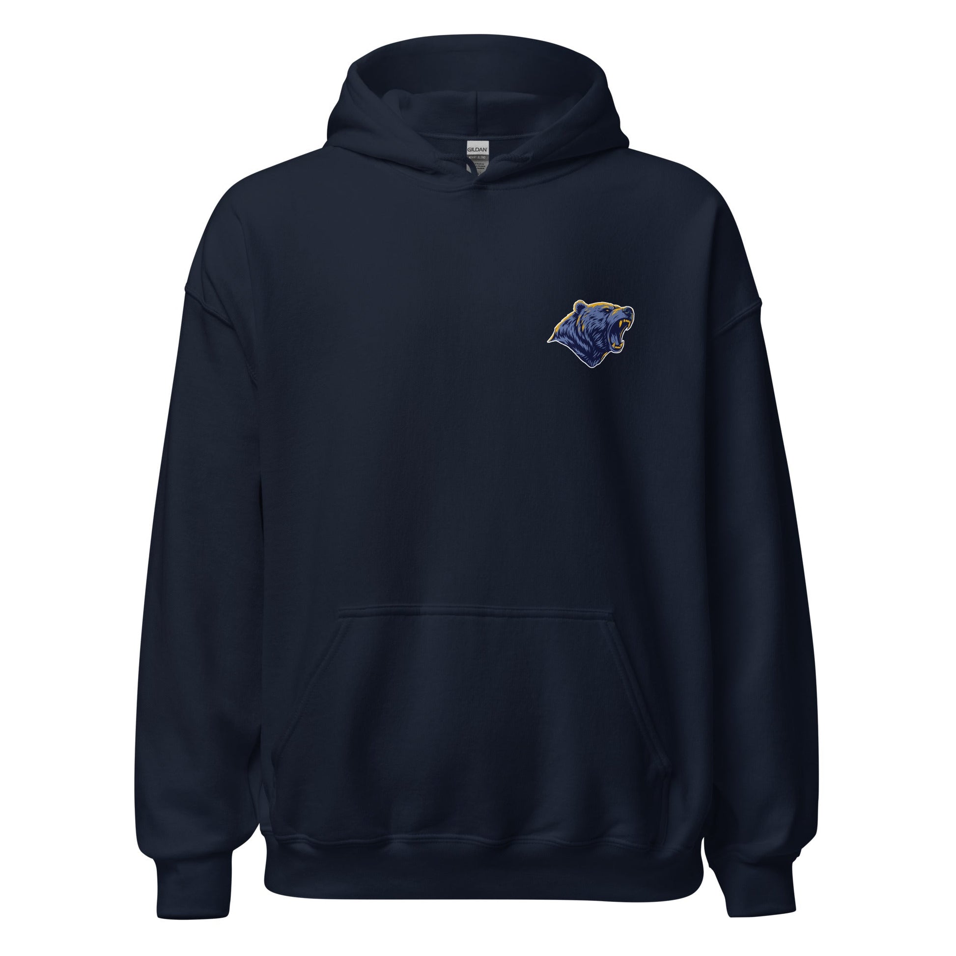 Classic | Hoodie | Rutherford County Grizzlies Football | Mascot Logo